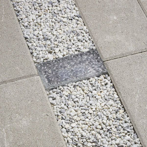 Brique solaire Paysage Lumière 8LED <span class=keywords><strong>Verre</strong></span> Texturé Rectangle <span class=keywords><strong>Pavé</strong></span> - Product Image 3