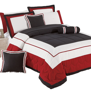 OEKO BSCI ISO Certificate Luxury Comforter Set New 9-Piece Polycotton <strong>Patchwork</strong> Design Woven 9pcs <strong>Bedding</strong> - Product Image 2