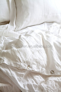 100% Stone Washed Pure Linen <strong>Bed</strong> <strong>Sheet</strong> <strong>Flat</strong> <strong>Sheet</strong> - Product Image 5