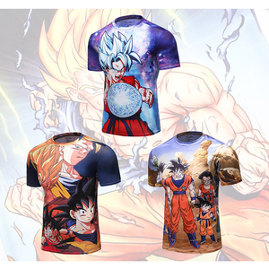 T-shirt da <span class=keywords><strong>uomo</strong></span> Cody Lundin Sports Clothing, <span class=keywords><strong>abbigliamento</strong></span> da <span class=keywords><strong>palestra</strong></span>, stampa 3D Goku, T-shirt estiva alla moda, tessuto lavorato a maglia con motivo animale - Product Image 6