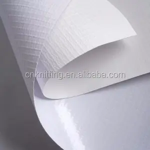 Bâche flexible en Pvc imprimable, bâche blanche, matériel de publicité d'extérieur brillant et mat