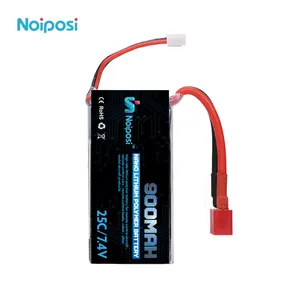 Li-ion Recharge Battery Pack 900mah 7.4V lipo battery 2cell 25C for 1/10 Lithium ion Battery RC 2WD Baja