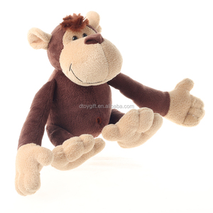 Màu Nâu Sang Trọng Cánh Tay Dài Khỉ Sang Trọng Cuddlle Đan Khỉ Đồ Chơi - Product Image 2