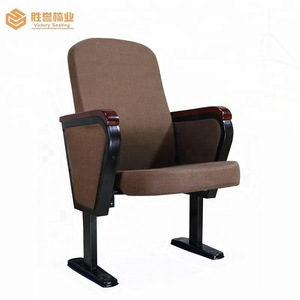 Fundas para asientos tapizados de tela, muebles de teatro, silla de auditorio usada, escritorio de conferencia, asientos de auditorio, precio de fábrica, venta al por mayor - Product Image 2