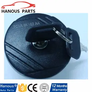 Hanous 汽车零件可锁定的燃油填料帽，2 个钥匙 4411620 2C1A-9K163-AA 2C1A9K163AA