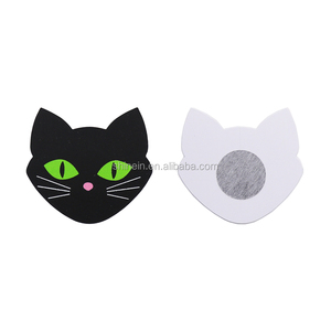 Großhandel Schwarze Katze Niedliche Satin Einweg <span class=keywords><strong>Sexy</strong></span> Brustaufkleber Damen Nippelabdeckung Sticker - Product Image 2