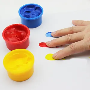 Pintura personalizada no tóxica para niños, 7-25 ml, pintura de dedo de color agua