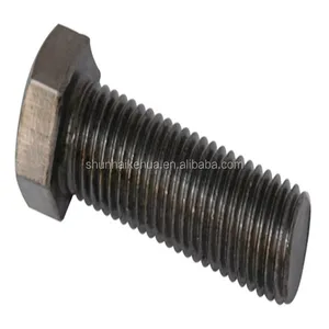 M12 X 37Mm Astm A307 Độ Bền Kéo Cao Stregth Xử Lý Bề Mặt Màu Đen Hex Bolts Và Nut