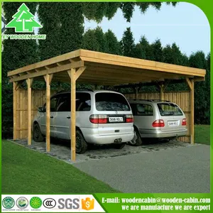 Latest design outdoor waterproof carport aluminum / wooden carport for sale