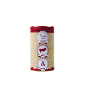 Personalizzato di stampa di tre strati bianco tè rotondo contenitori di latte in polvere per bambini in metallo scatola metallica in grado di scatole per imballaggio per il tè bianco di latta - Product Image 2
