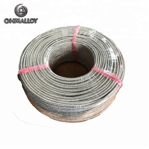 Gaine en acier inoxydable 0.2mm * 7/2 Câble thermocouple multibrins de type J 200 mètres/rouleau - Product Image 1