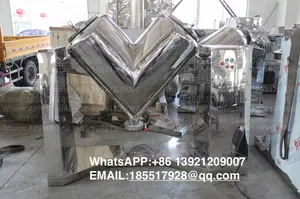 V Type Mixer WJT Industrial V Type V Shaped Dry Wet Granules Powder Mixer Mixing Machine