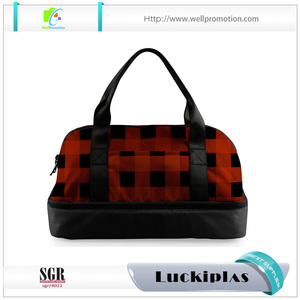 La bolsa de asas enrrollada del almuerzo aisló <span class=keywords><strong>los</strong></span> bolsos del compartimiento del refrigerador dos con la etiqueta conocida - Product Image 6