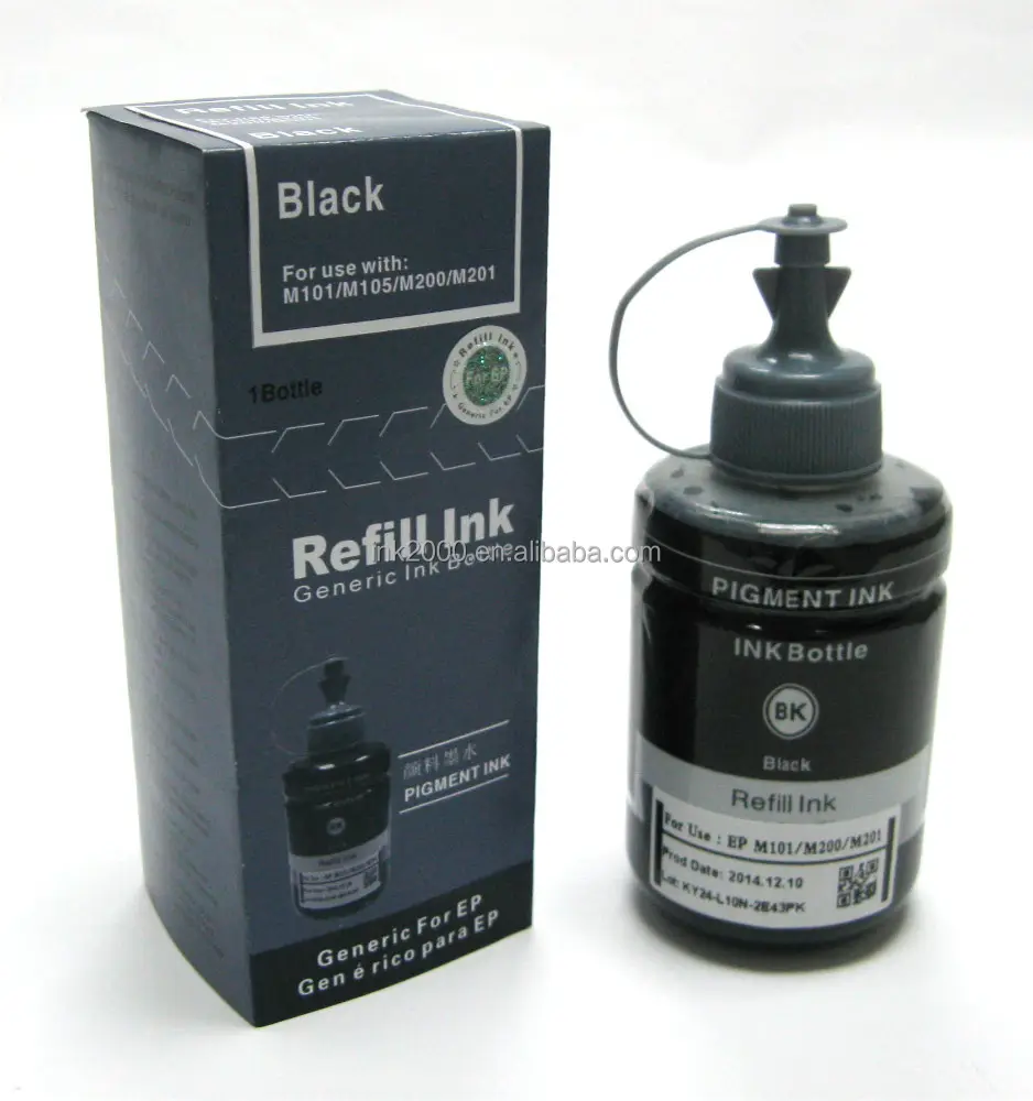 Recarga de tinta para Epson M101 M201 M105 M200 tintas de impressão