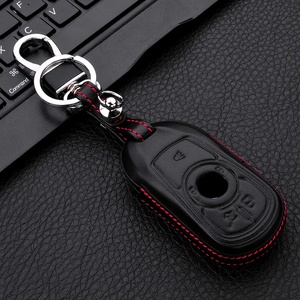 Nuevo estilo 4D Buick Envision Car Key Case Only We Have It Material <span class=keywords><strong>de</strong></span> cuero con 3 teclas <span class=keywords><strong>de</strong></span> presión Tipo <span class=keywords><strong>de</strong></span> cierre colgante Paquete en caja - Product Image 4