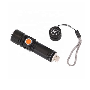 Công suất cao mini sạc USB siêu sáng micro <span class=keywords><strong>LED</strong></span> <span class=keywords><strong>Torch</strong></span> 1000lm 18650 Keychain Đèn pin phẳng Mini - Product Image 4