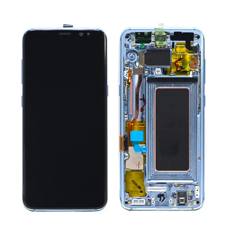 Оптовая продажа оригинальных ЖК-дисплеев для мобильных телефонов Samsung Galaxy s2 s3 s4 s5 s6 s7 s8 ЖК-дисплей сенсорный экран дигитайзер с рамкой