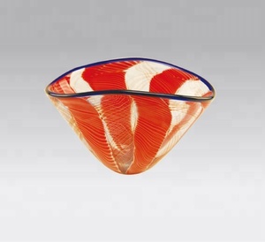 सुरुचिपूर्ण हाथ उड़ा सुंदर रंगीन कांच <span class=keywords><strong>Vases</strong></span> - Product Image 4
