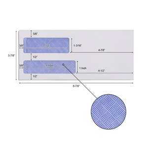 500 #9 buste autoadesive doppie della <span class=keywords><strong>finestra</strong></span> la sicurezza ha colorato la buccia premio e le buste della guarnizione - Product Image 6