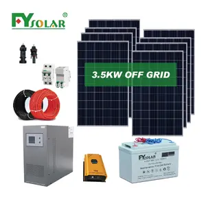 3.5KW off grid solar energy system supplier off grid solar power system 5 kw solar power system home