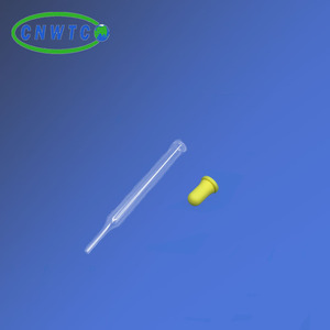 Ống Nhỏ Giọt Thủy Tinh Với Ống Pipet <span class=keywords><strong>Pasteur</strong></span> Cao Su Màu Vàng - Product Image 4