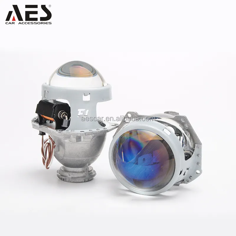 AES F1 obiettivo per proiettore bixenon per Auto da 3.0 pollici con vetro blu per sistemi di illuminazione automatica D1s D2s