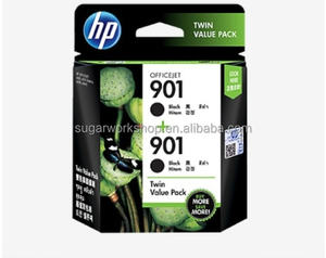 GENUINE HP Twins Noir Original pour Cartouche d'encre Modèle 901 X2E5Y52AA - Product Image 1