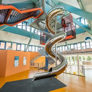 Professional Custom Kids Indoor Or Outdoor Playground Stainless Steel Tube Slide