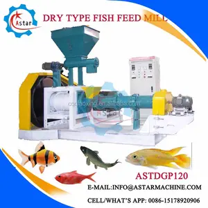 Automatic floating fish feed processing line/factory fish meal machine/paintball pellets