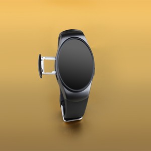 1.3 "KW18 עגול חיוג Smartwatch טלפון פדומטר BT4.0 קצב לב צג חכם שעון - Product Image 6