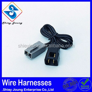 Fuente de la fábrica de alambre alternador conector macho de 2 pines hembra conector impermeable del coche arnés de cableado - Product Image 1