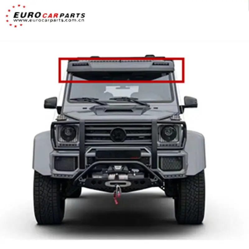 W463 קדמי גג ספוילר fit עבור g-class W463 G500 G550 G55 G63 G65 קדמי ספוילר ABS האחורי wing תוצרת סין