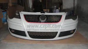 SET BUMPER/KIT Bodi untuk VW POLO GTI 2005 - 2009 Komponen Mobil GTI (GRU) Prima. F: Lubang Pencuci Lampu Depan 6Q0 807 217 E / F