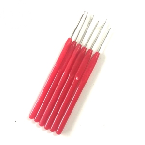 XUCHANG HARMONY микро петля для наращивания волос, набор вязания крючком, крючковые иглы, инструменты, 6 цветов, пластиковая вязальная игла - Product Image 6