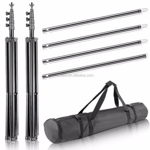 2.6M x 3M/8.5ft x 10ft Sfondo Sistema di Supporto <span class=keywords><strong>e</strong></span> Ombrelli Softbox Kit di Illuminazione Continua per la Foto <span class=keywords><strong>studio</strong></span> - Product Image 2