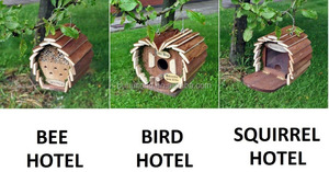 Casa de abeja de madera colgante/Hotel de insectos/casa de pájaros - Product Image 4