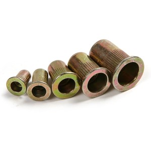 1/4-20 UNC Insert Écrou Rivnut Rivsert Rivets <span class=keywords><strong>filetés</strong></span> Tête plate Pouce rond Corps Rivet Écrou <span class=keywords><strong>Riveteuse</strong></span> aveugle - Product Image 6