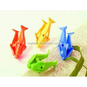 10pcs set <strong>fish</strong> shape plastic clothes hanger <strong>pegs</strong> - Product Image 1