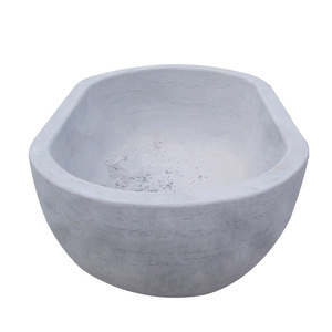 Meistverkaufte Marmor-Steinbadewanne Badezimmer-Wanne Naturstein Schwarzer Marmor Beige Travertin Maßgefertigte Steinproduktion - Product Image 4