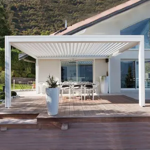 China Pergola Gemotoriseerde Patio Covers, Waterdichte Pergola Luifel