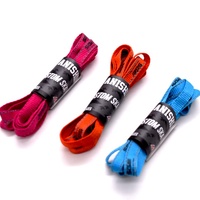 Lacets en polyester de mode colorés personnalisés nouveauté produit de gros