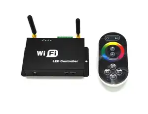 Mando a distancia WF100 para teléfono inteligente, caja de controlador WiFi RGB LED