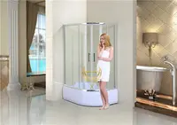 Perceuses de douche en plastique, forme ovale/oblongue, cube de douche pour la gymnastique, en fibre optique