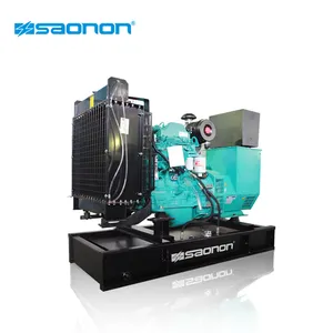 Hemat energi daya tinggi efisiensi 131kVA terbuka diesel generator dengan cooling fan