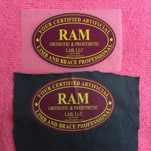 Etiqueta de transferencia de hierro con película PET troquelada, pegatina de transferencia térmica <span class=keywords><strong>para</strong></span> cuello de <span class=keywords><strong>ropa</strong></span> - Product Image 3