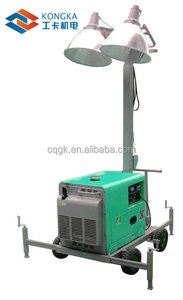 Torre de luz 3kw gasolina generador con 4 luces construcción torre de luz - Product Image 4
