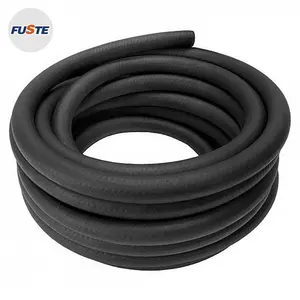 工厂制造柔性软管软挤出黑色橡胶水软管三元乙丙纱线三元乙丙橡胶管，用于水和压缩空气