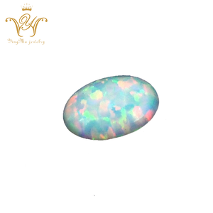 Gemstone color <span class=keywords><strong>de</strong></span> la mezcla ronda forma ópalos piedra - Product Image 4