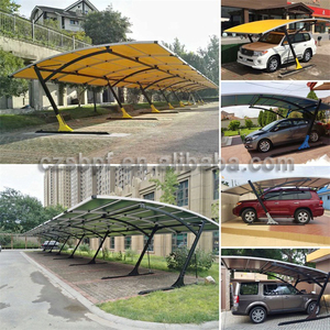 Auvents de stationnement à pente unique, kits de carport, garages, en alliage d'aluminium 6061-T6 100% pressé à froid, étanche, finition bois PVDF - Product Image 6