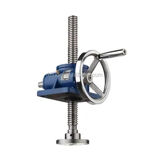 Screw jack system has numerous features of compact structure